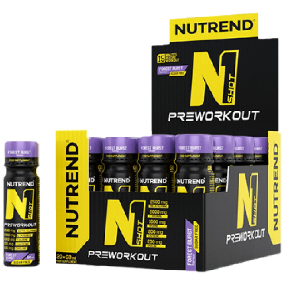 N1 Shot pre-antrenament - 20 x 60 ml