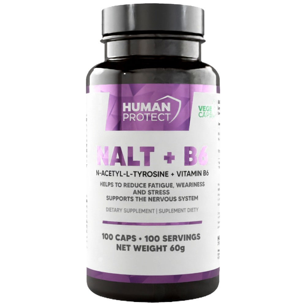 NALT + B6 | 500 mg N-acetil L-tirozină - 100 capsule