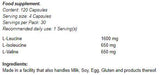 Aminoacizi cu lanț ramificat / BCAA - 120 capsule