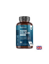 Piele tanara - Articulatii sanatoase - Colagen marin hidrolizat, vitamina C, acid hialuronic, zinc si coenzima Q10, 120 capsule