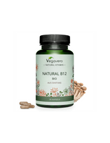 B12 natural BIO aus Shiitake/ Vitamina B12 (din ciuperci shiitake medicinale organice), 60 capsule, 100% Vegan Vegavero