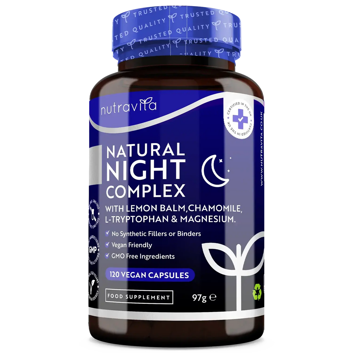 Natural Night Sleep Complex 120 Vcaps. Nutravita
