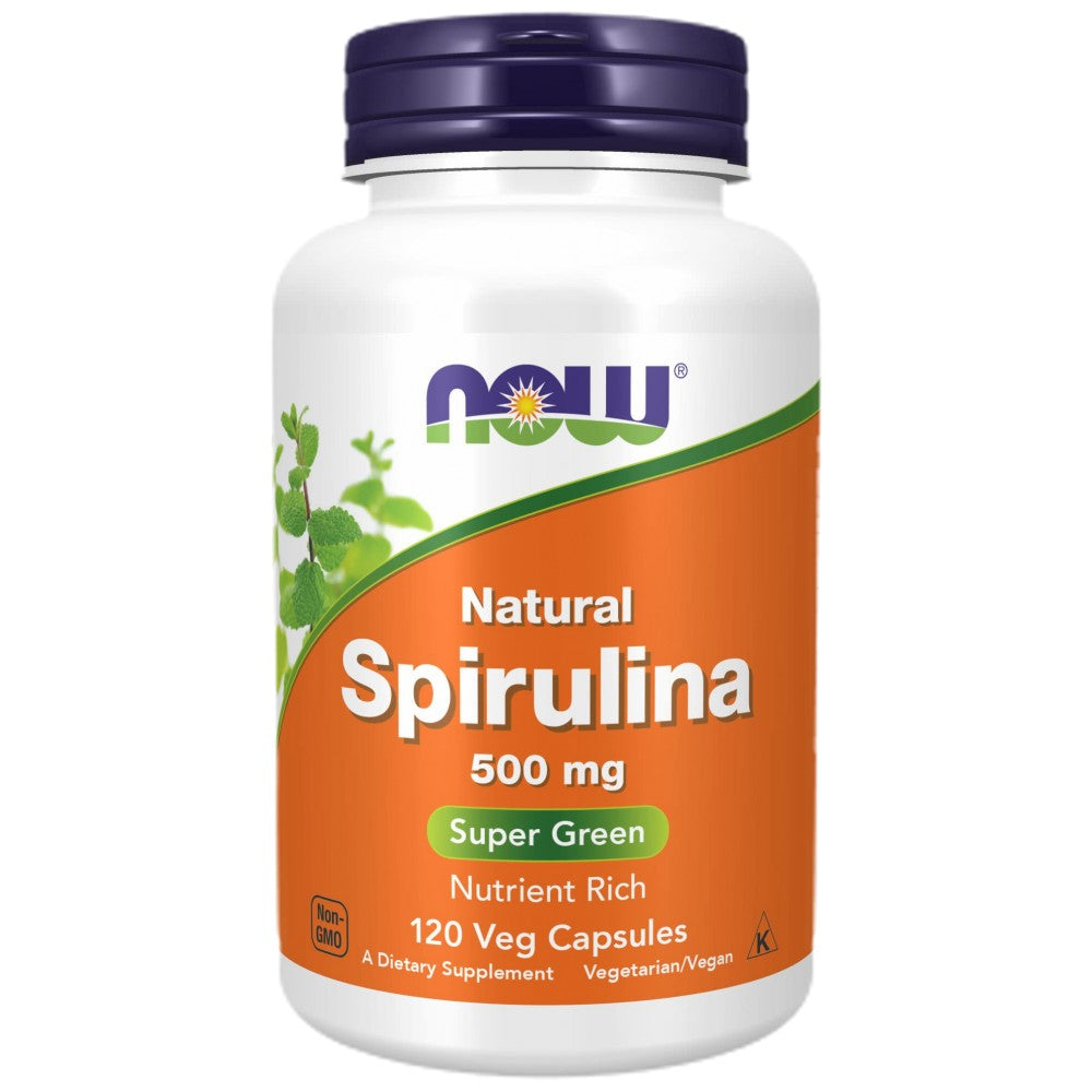 Spirulina naturala 500 mg - 120 capsule