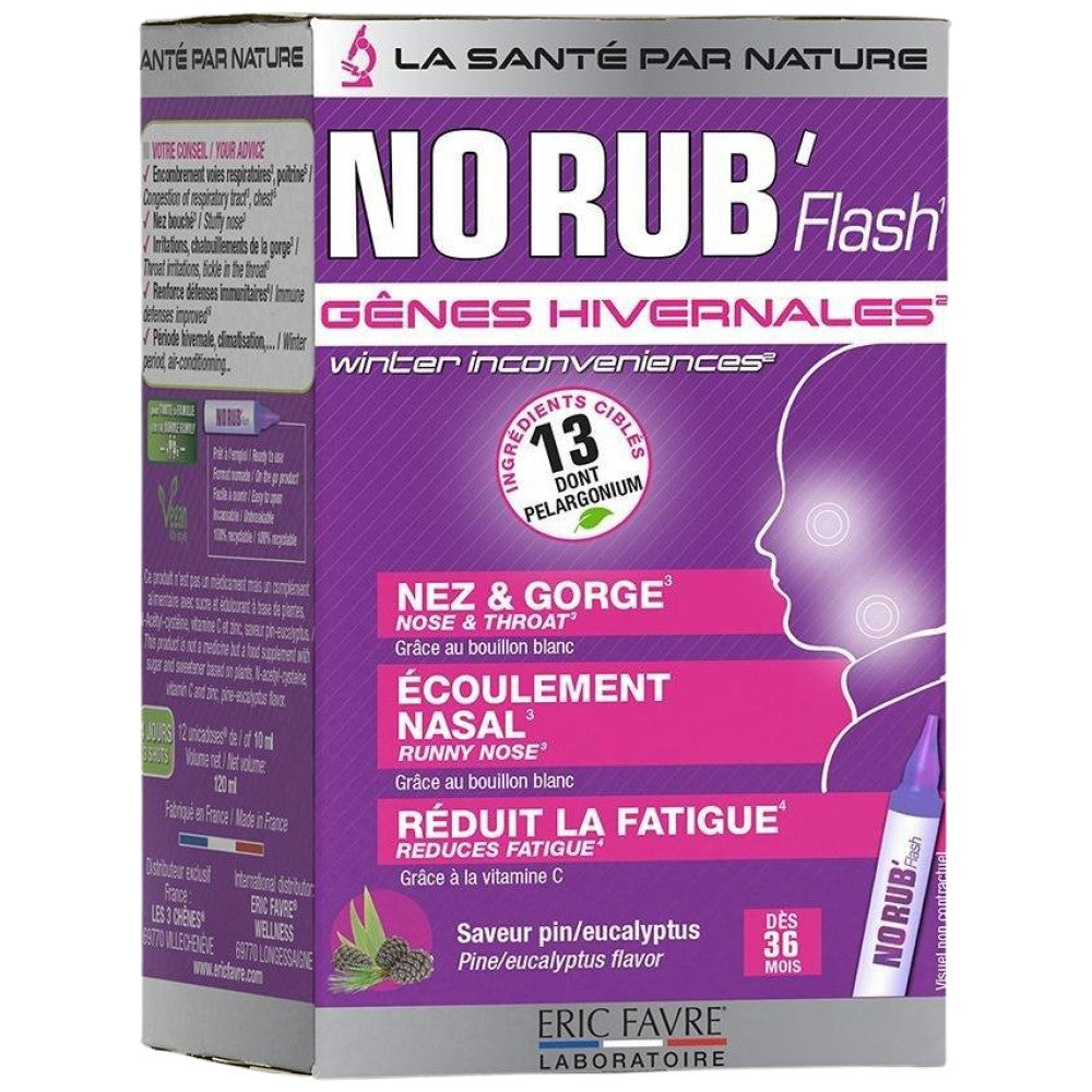 Nu Rub' Flash | Pentru neplăceri de iarnă - 12 x 10 ml