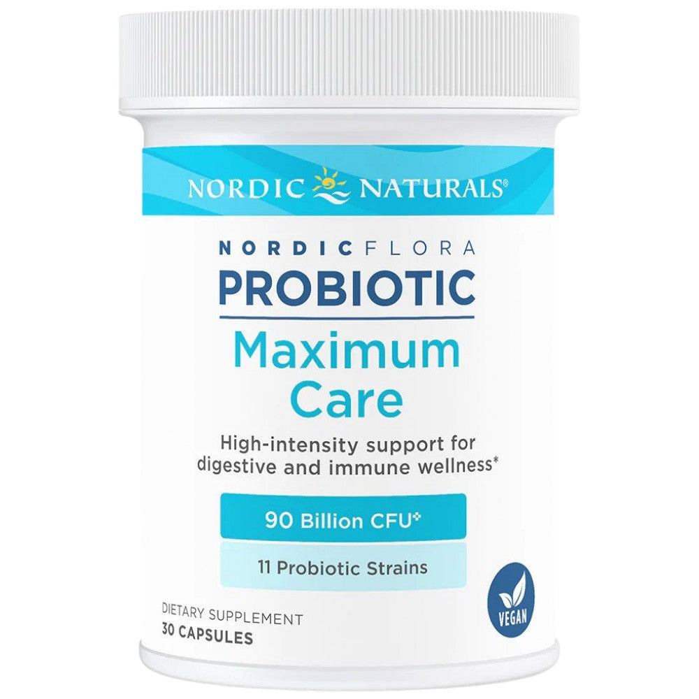 Nordic Flora Probiotic Maximum Care | 90 de miliarde de celule active - 30 de capsule