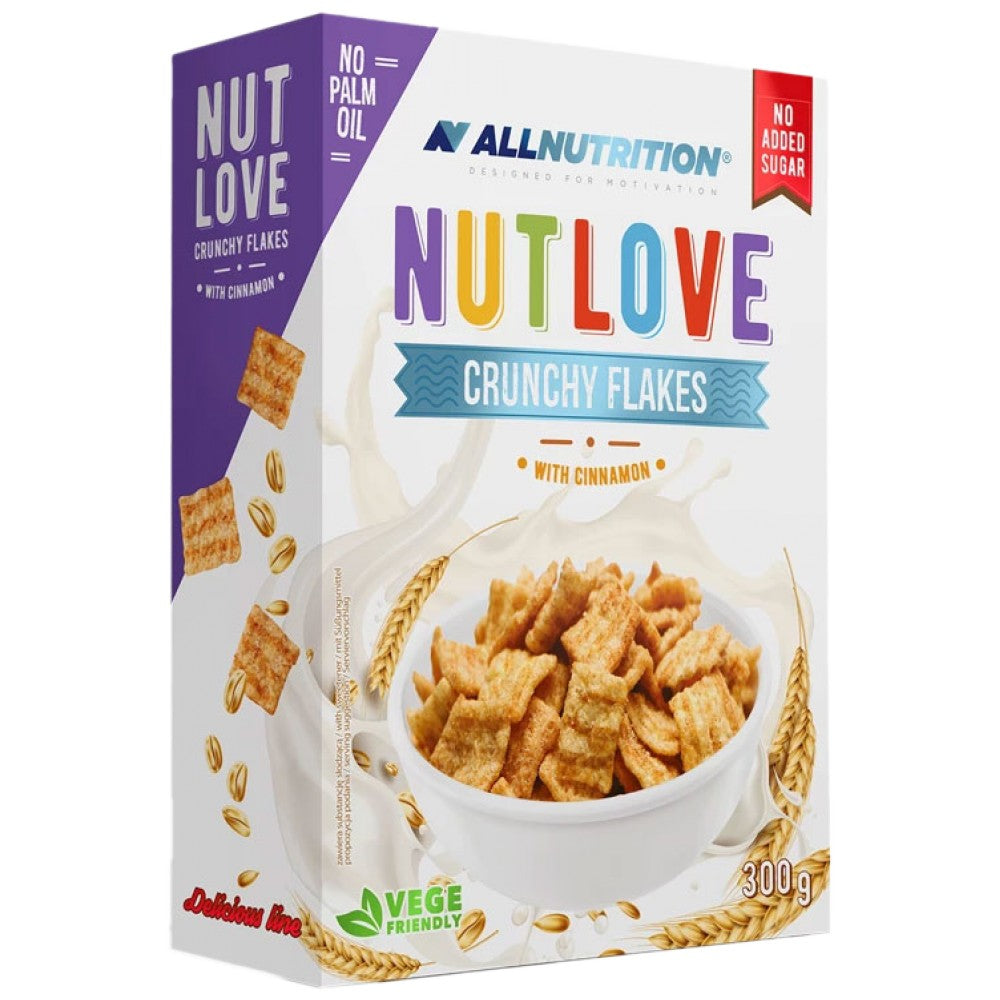 NutLove | Fulgi crocanți cu scorțișoară - 300 de grame