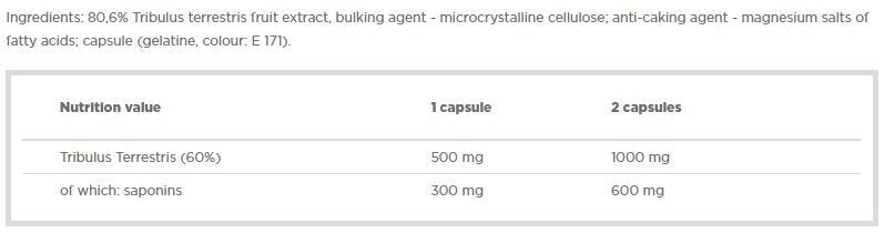 OLIMP Tribusteron 60 - 500 mg. 120 Caps.