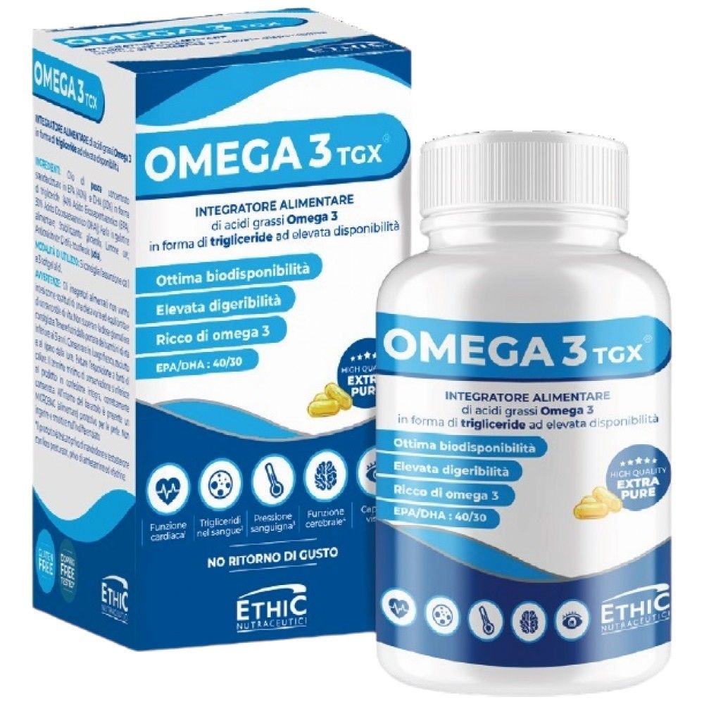 OMEGA 3TGX | cu 70% Omega-3 - 60 capsule moi