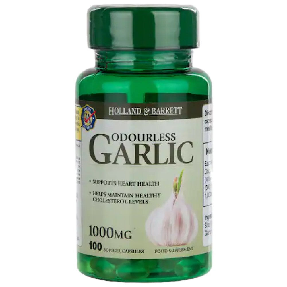 Usturoi inodor 1000 mg - 100 capsule de gel