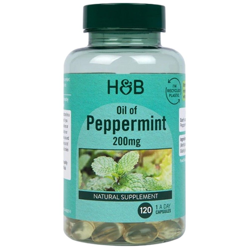 Ulei de mentă 200 mg - 120 capsule