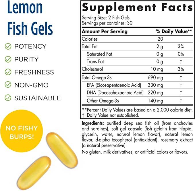 Omega-3 690 mg - 60 capsule moi