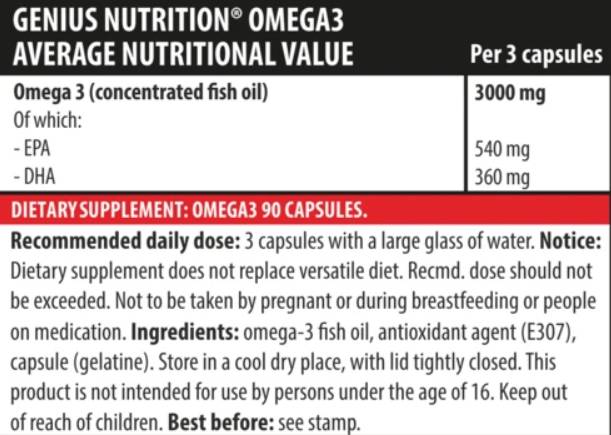 Omega 3 - 90 capsule de gel