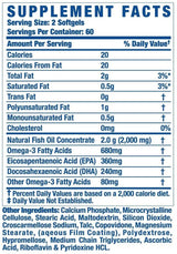 Ulei de pește Omega 3 120 capsule de gel