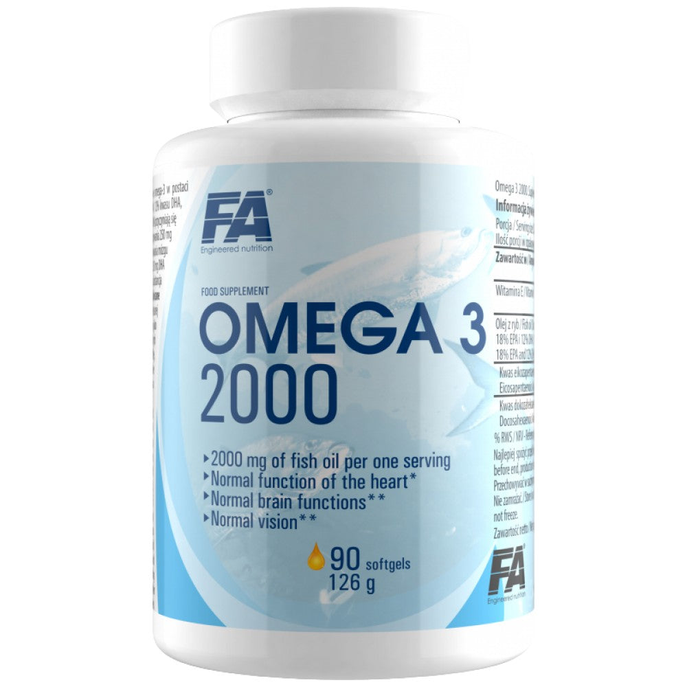 Ulei de pește Omega 3 2000 - 90 capsule de gel