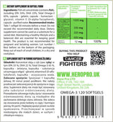 Ulei de pește Omega-3 | 65% EPA + DHA - 120 capsule de gel