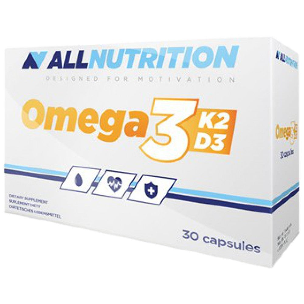 Omega 3 + K2 D3 - 30 capsule de gel