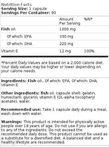 Omega 3 puternic - 90 capsule de gel