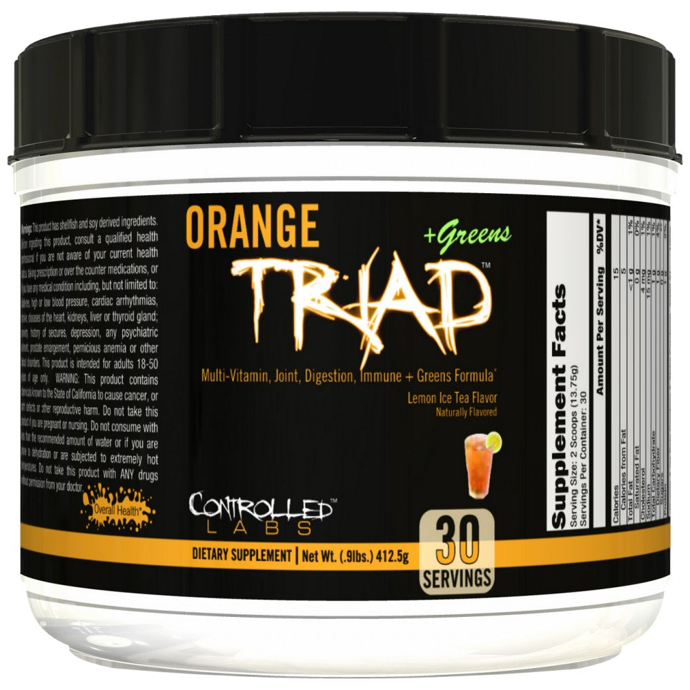 Orange TRIAD + Pudră de verdeață - 412 grame