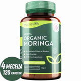 Moringa organică - Bio Moringa 600 mg 120 capsule vegane