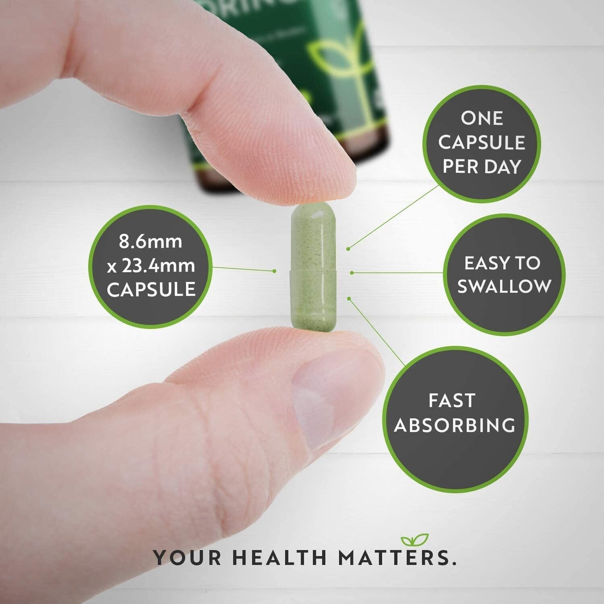 Moringa organică - Bio Moringa 600 mg 120 capsule vegane