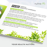 Moringa organică - Bio Moringa 600 mg 120 capsule vegane