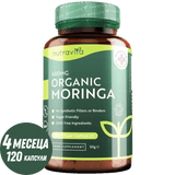 Moringa organică - Bio Moringa 600 mg 120 capsule vegane