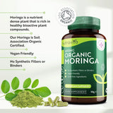 Moringa organică - Bio Moringa 600 mg 120 capsule vegane