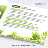 Moringa organică - Bio Moringa 600 mg 120 capsule vegane