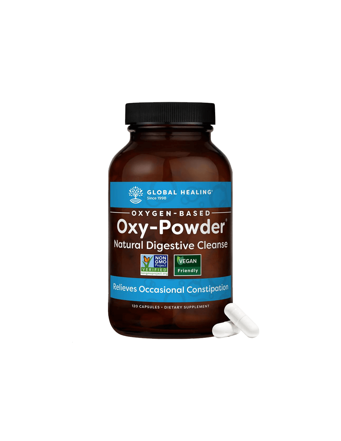 Oxy-Powder Natural Digestive Cleanse - Natural Digestive Cleanse, 60 capsule Global Healing