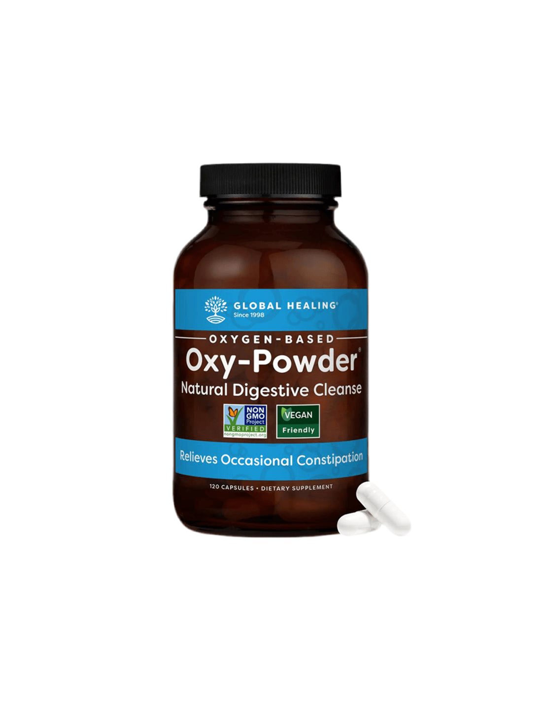 Oxy-Powder Natural Digestive Cleanse - Natural Digestive Cleanse, 60 capsule Global Healing