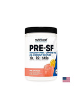 Complex pre-antrenament PRE-SF, 450 g pulbere, cu aromă de limonadă roz, 30 de doze