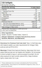 PREMIUM FISH FATS GOLD 120 CAPSULE MOALE