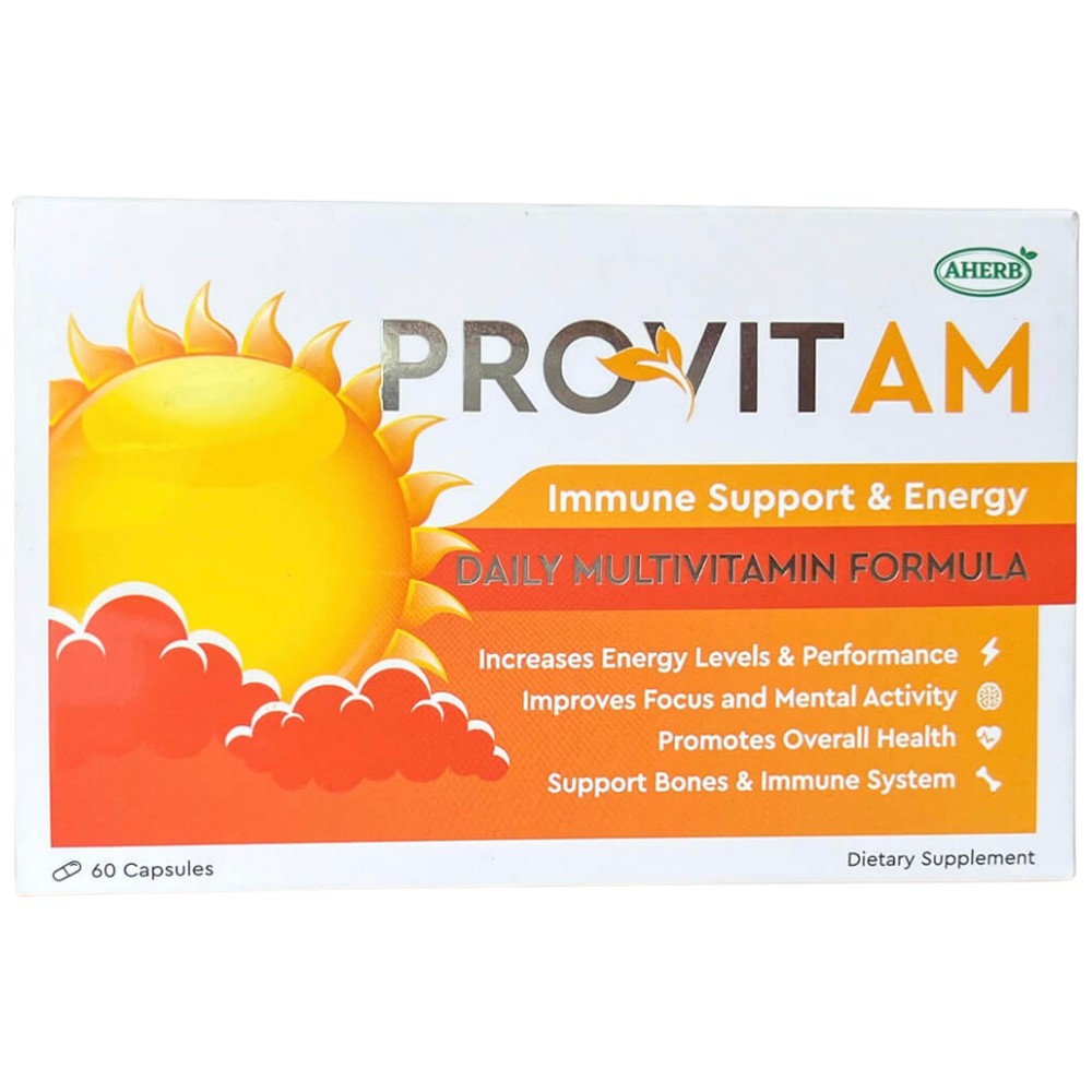 PROVIT AM | cu ZMA, măceșe și probiotice - 60 capsule