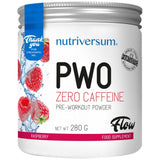 PWO Zero Cofeină | Pulbere pre-antrenament fără stimulare - 280 de grame