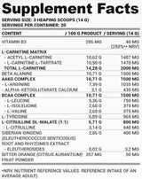 PWO Zero Cofeină | Pulbere pre-antrenament fără stimulare - 280 de grame