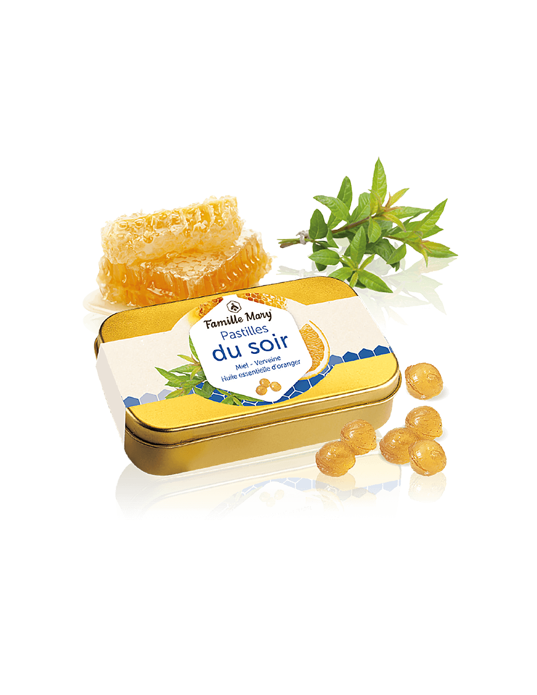 Pastile pentru un somn linistit cu miere si verbena - Pastilles du Soir