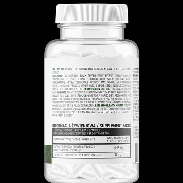 Piperine 95 Vege | 10 mg 100 capsule