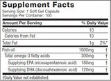 Ulei de pește Omega Platinum - 100 capsule de gel