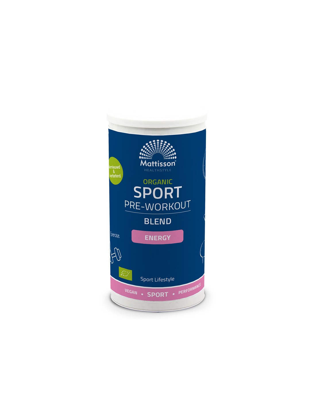 Smoothie Mix - Pre-antrenament Energy BIO, 300 g, 30 doze