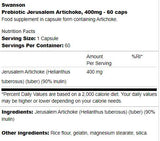 Prebiotic Anghinare 400 mg 60 capsule