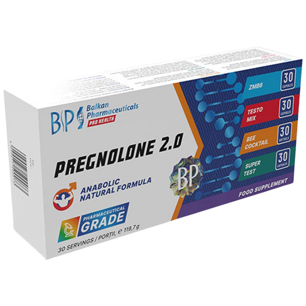 Pregnolone 2.0 | Anabolic Natural Formula 4 x 30 capsule