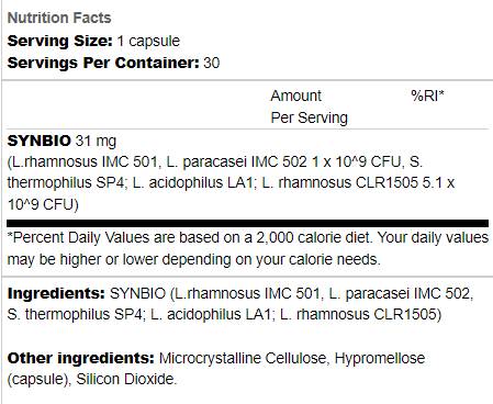 Probiotic | 5 tulpini active - 30 capsule