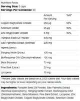 Prostata | cu Seminte de Dovleac &amp; Saw Palmetto - 180 capsule