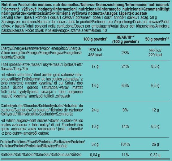 Inghetata cu proteine ​​- 0,500 kg