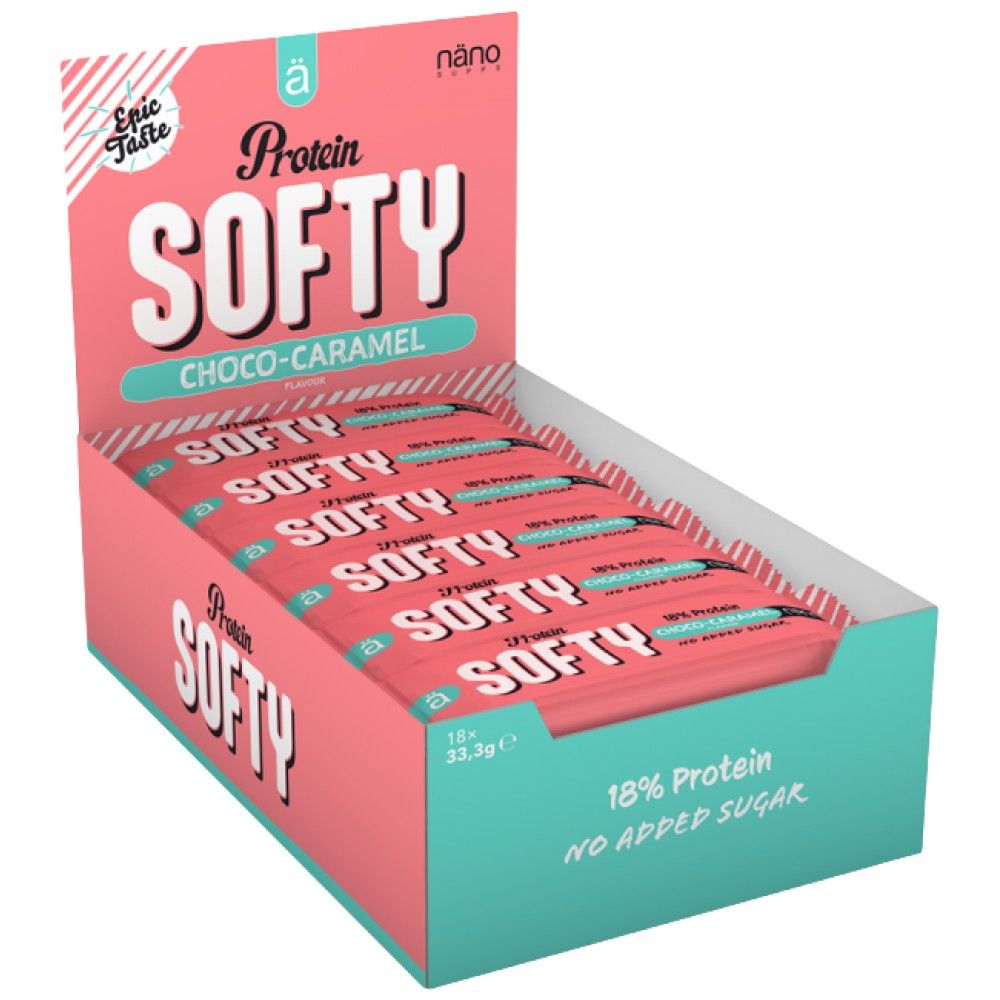 Protein Softy Bar | Fara zahar adaugat - 18 x 33,3 grame