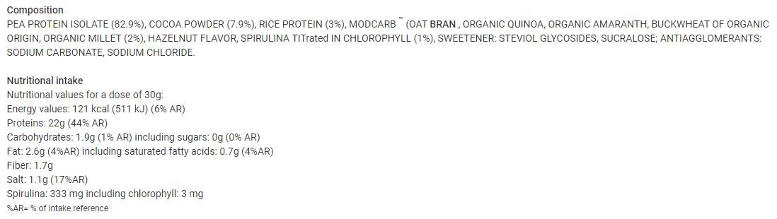 Proteine ​​Vegan | Tri Sources - 30 de grame