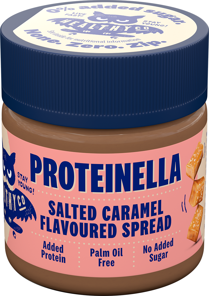Caramel sărat Proteinella 200 g - fără adaos de zahăr și fără ulei de palmier
