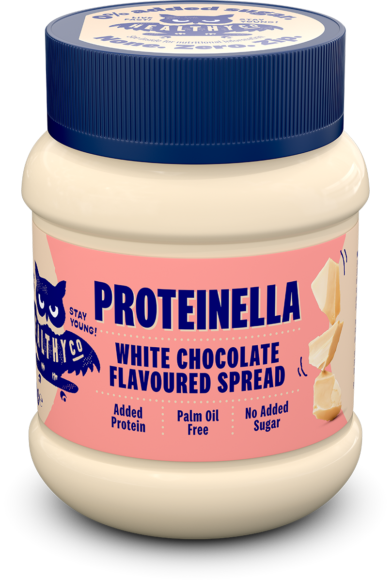 Proteinella White Chocolate 400 g - ciocolata alba lichida fara adaos de zahar si fara ulei de palmier