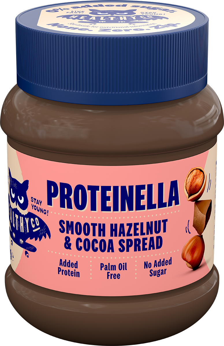 Proteinella Alune și cacao 400 g - ciocolată lichidă fără adaos de zahăr și fără ulei de palmier