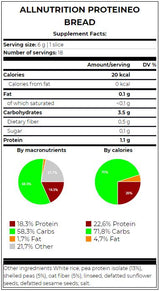 Pâine Proteineo | Pâine cu conținut ridicat de fibre proteice 110 grame